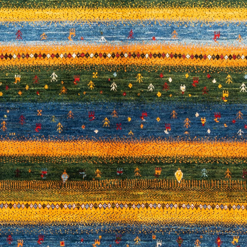 Loribaft Teppich Perser 161x212cm - Orientteppich - grün
