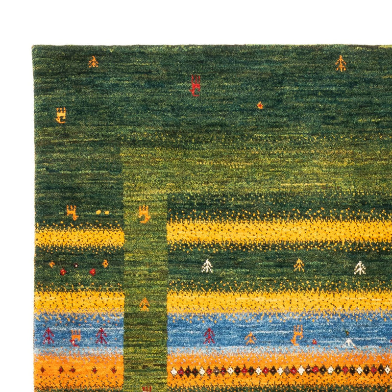 Loribaft Teppich Perser 161x212cm - Orientteppich - grün