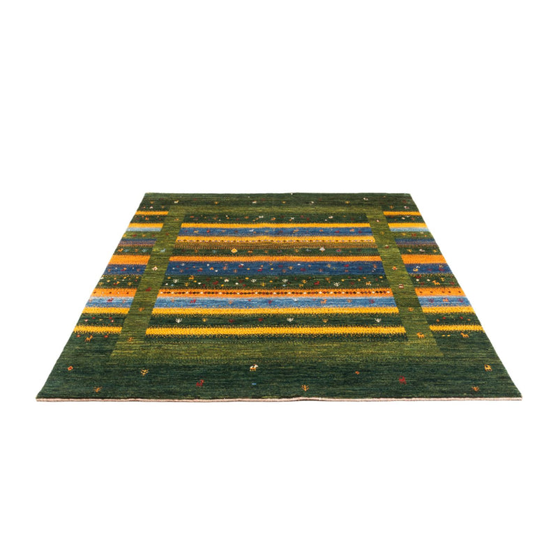 Loribaft Teppich Perser 161x212cm - Orientteppich - grün