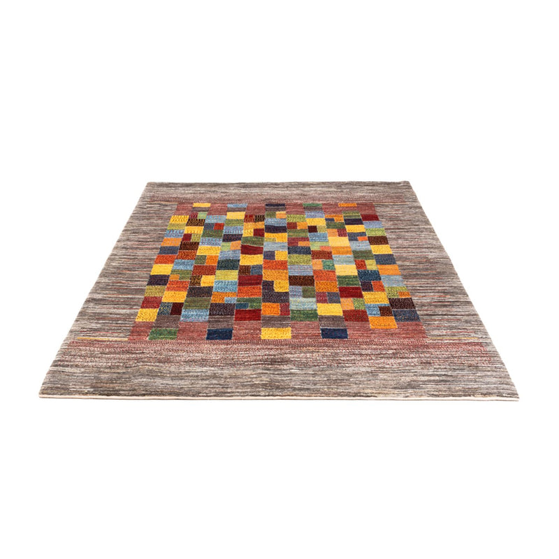 Gabbeh Teppich - Loribaft Perser - 153 x 210 cm - grau