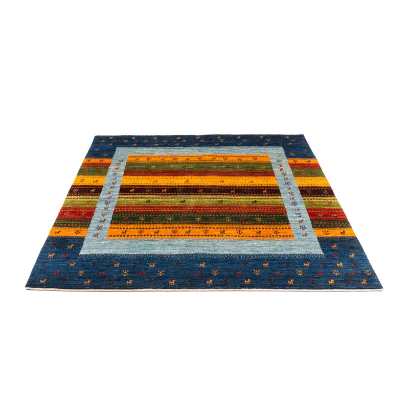 Loribaft Teppich Perser 147x190cm - Orientteppich - blau