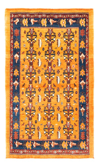 Gabbeh Persisch Teppich 102x157cm - Perserteppich Wollteppich - gold – product image