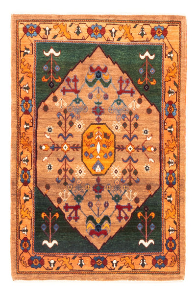 Gabbeh Persisch Teppich 82x120cm - Perserteppich Wollteppich - mehrfarbig