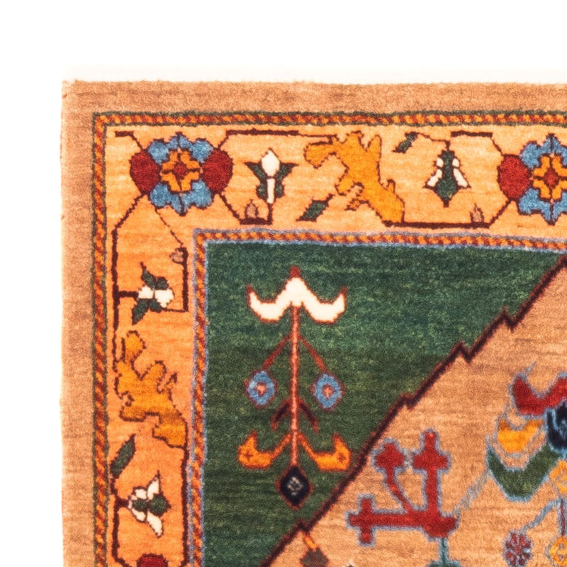 Gabbeh Persisch Teppich 82x120cm - Perserteppich Wollteppich - mehrfarbig