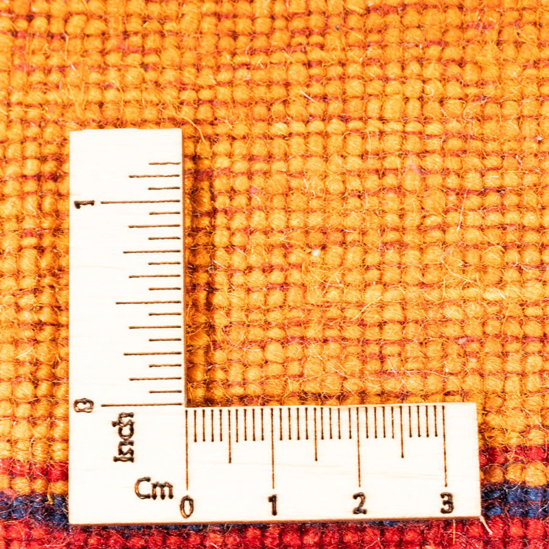 Gabbeh Persisch Teppich 104x165cm - Perserteppich Wollteppich - gold