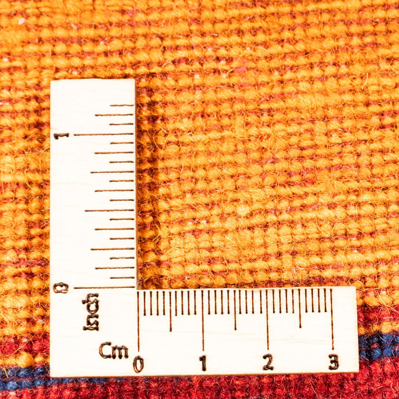 Gabbeh Persisch Teppich 107x165cm - Perserteppich Wollteppich - gold