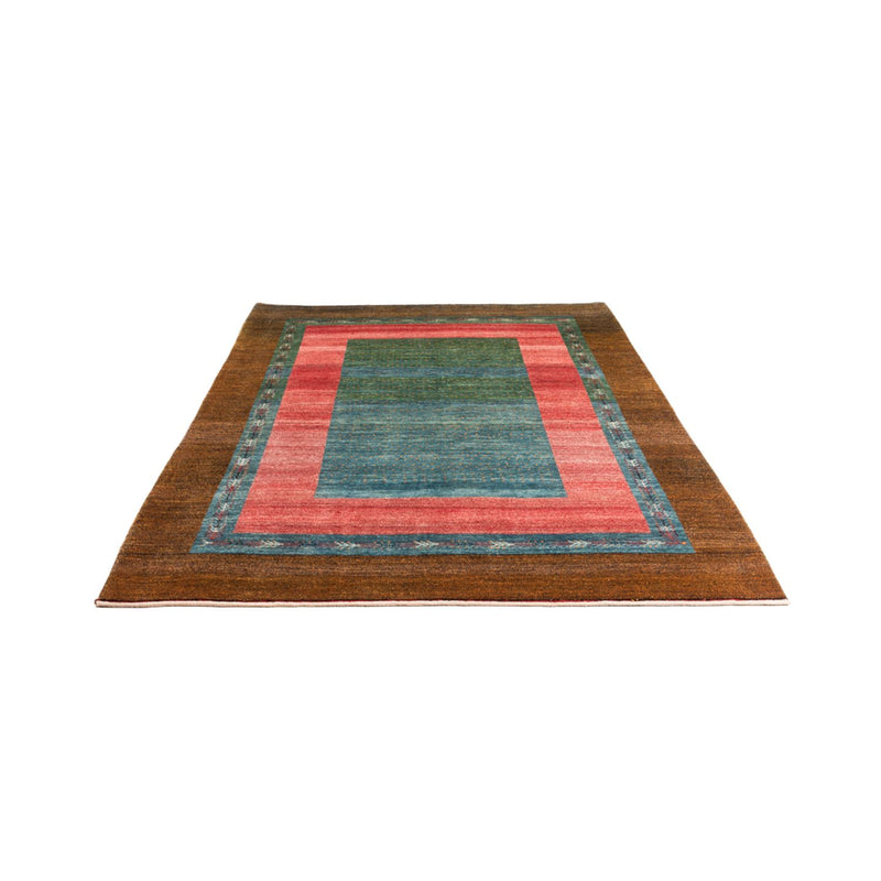 Gabbeh Persisch Teppich 172x236cm - Perserteppich Wollteppich - grün