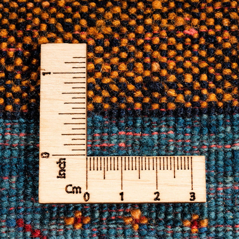 Gabbeh Persisch Teppich 172x236cm - Perserteppich Wollteppich - grün