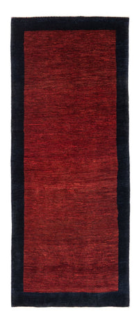 Gabbeh Persisch Teppich 80x193cm - Perserteppich Wollteppich - weinrot – product image