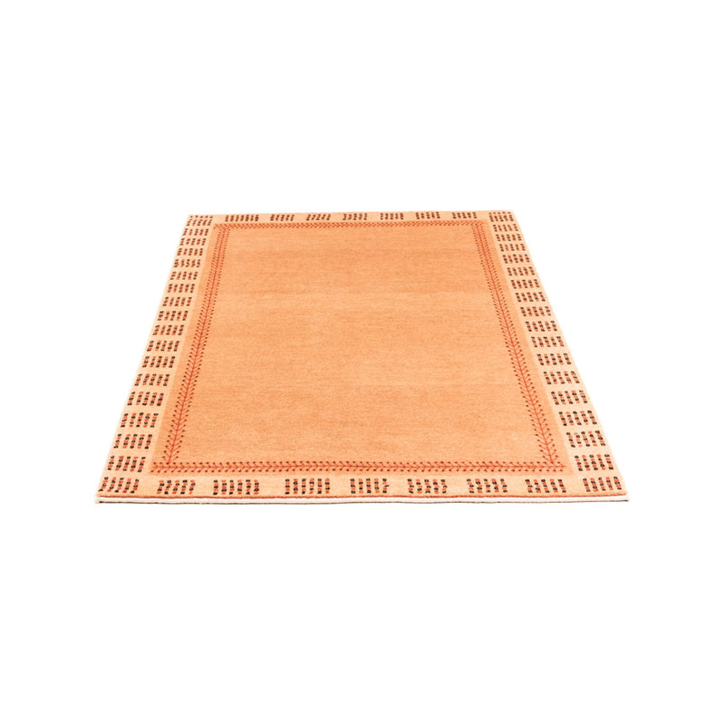 Gabbeh Persisch Teppich 100x144cm - Perserteppich Wollteppich - lachs