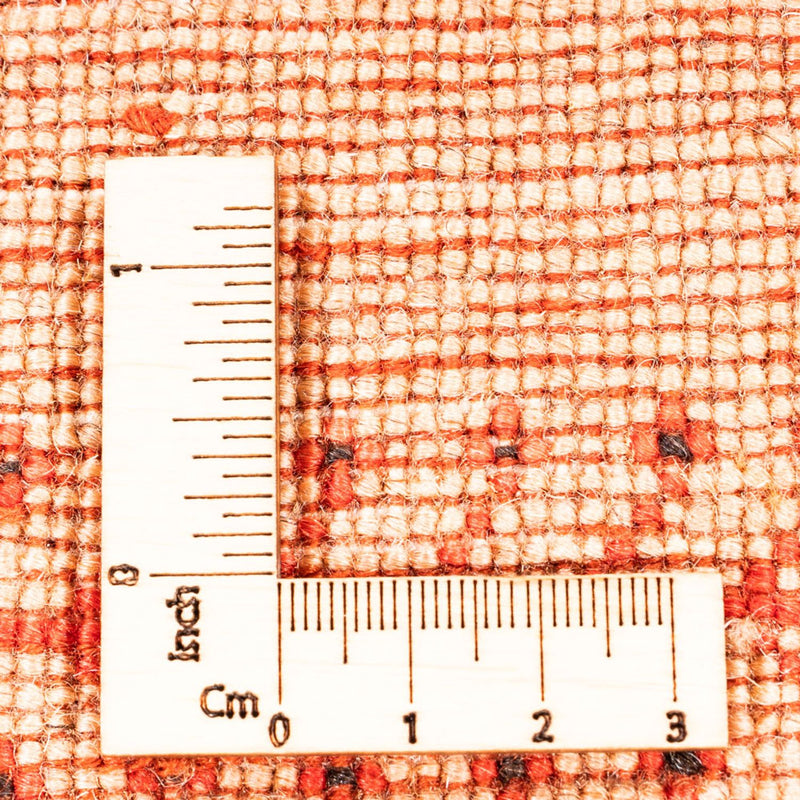 Gabbeh Persisch Teppich 100x144cm - Perserteppich Wollteppich - lachs