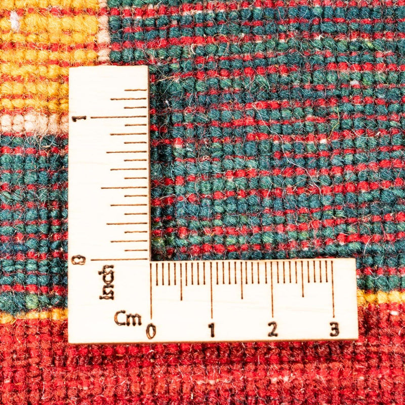 Gabbeh Persisch Teppich 106x156cm - Perserteppich Wollteppich - grün