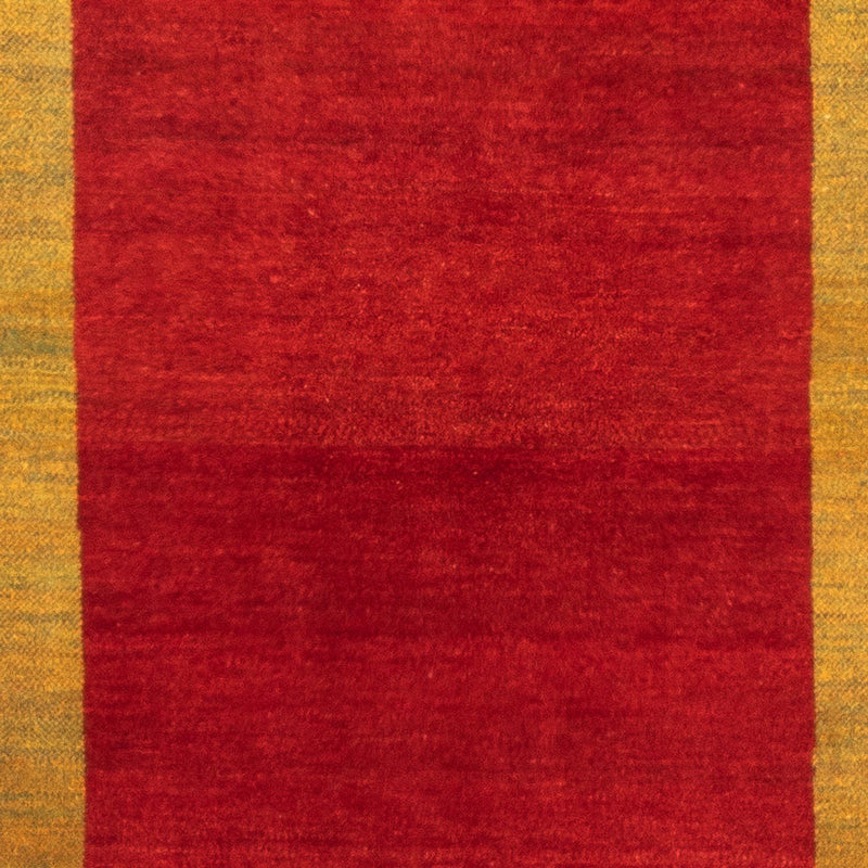 Gabbeh Persisch Teppich 82x120cm - Perserteppich Wollteppich - rot