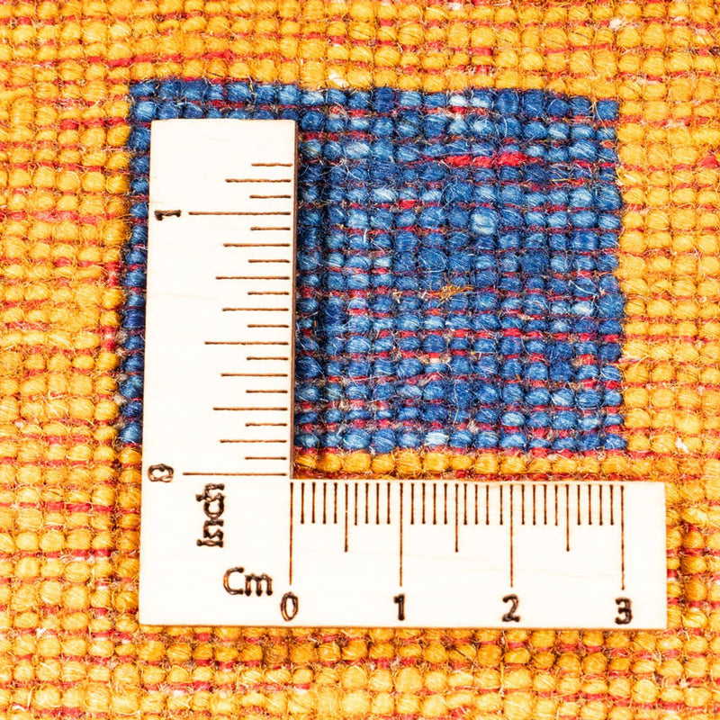 Gabbeh Persisch Teppich 102x137cm - Perserteppich Wollteppich - hellblau