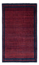 Gabbeh Persisch Teppich 120x195cm - Perserteppich Wollteppich - weinrot