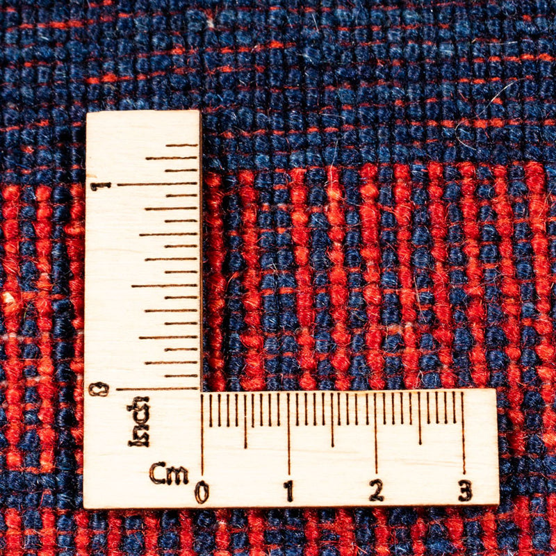 Gabbeh Persisch Teppich 120x195cm - Perserteppich Wollteppich - weinrot