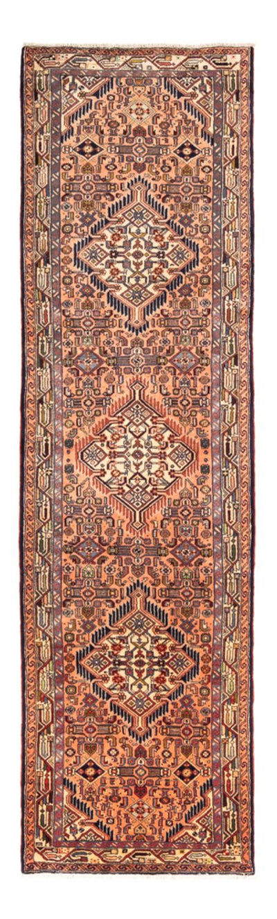 Hamadan Teppich 80x284cm - Perserteppich - lachs