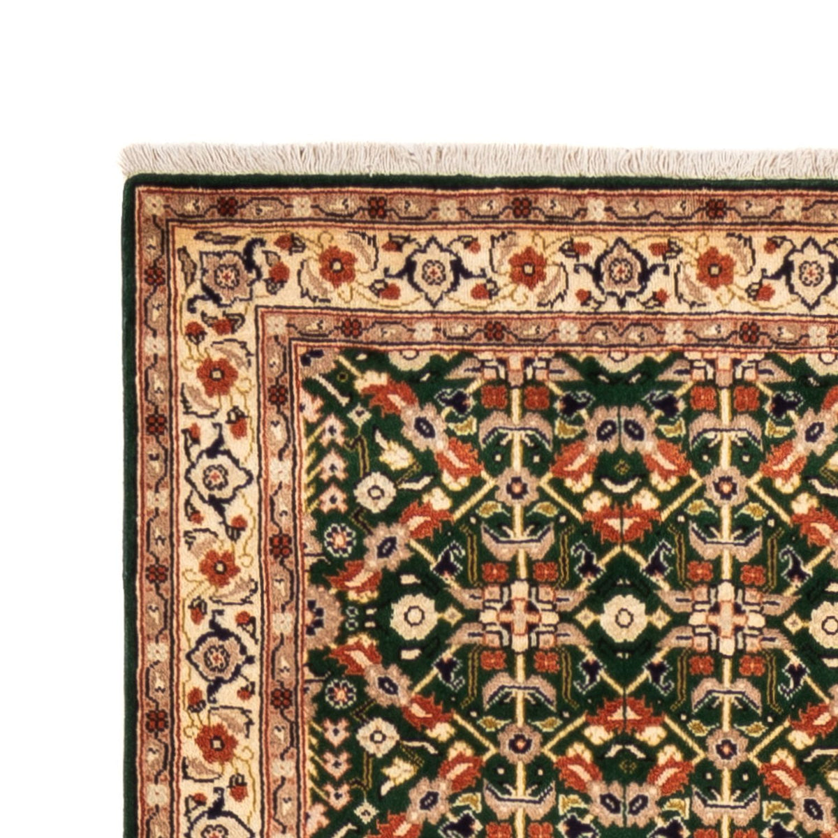Yazd Teppich 75x304cm - Perserteppich - grün