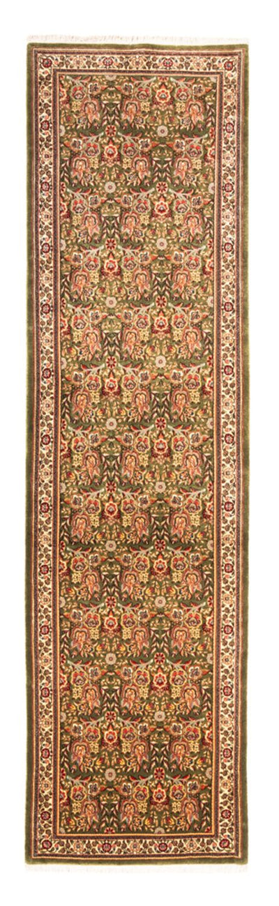 Ghom Teppich 80x295cm - Perserteppich - grün