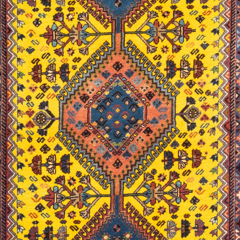 Yalameh Teppich 80x287cm - Perserteppich - gelb
