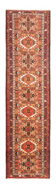 Qaraja Teppich 75x288cm - Perserteppich - rot