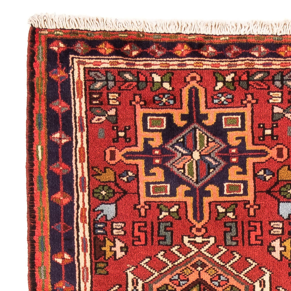 Qaraja Teppich 70x286cm - Perserteppich - rot