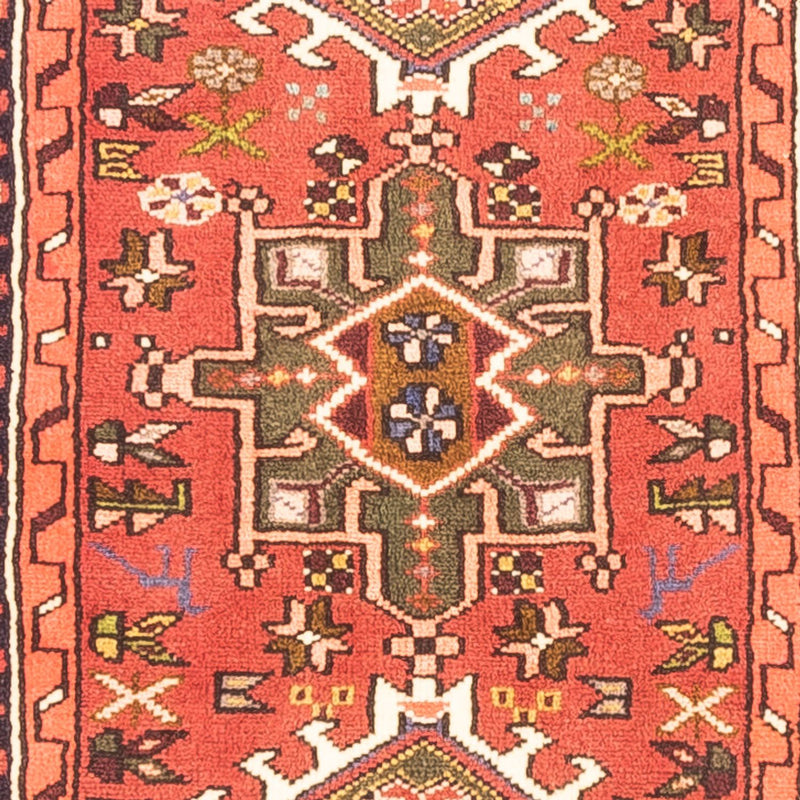 Qaraja Teppich 66x292cm - Perserteppich - rot