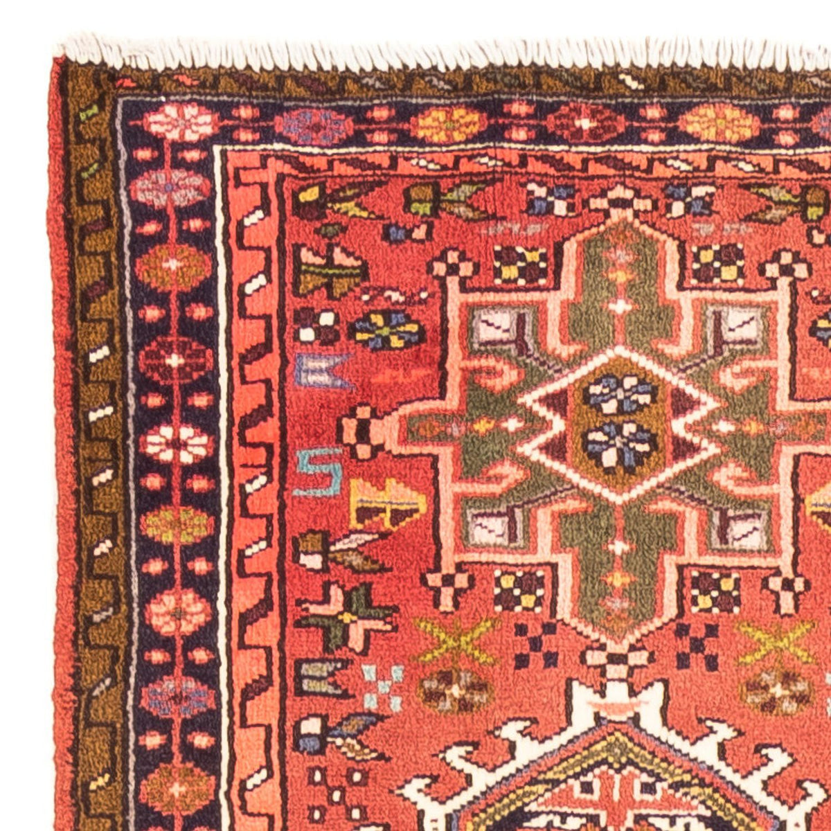 Qaraja Teppich 66x292cm - Perserteppich - rot