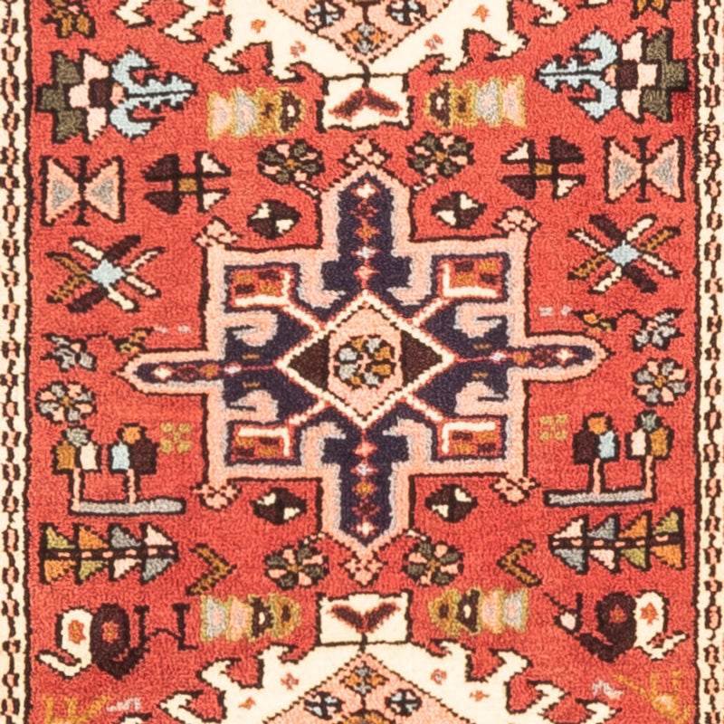 Qaraja Teppich 70x305cm - Perserteppich - rot