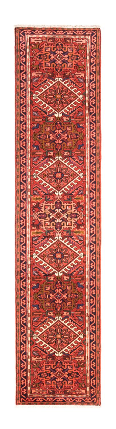 Qaraja Teppich 65x285cm - Perserteppich - rot
