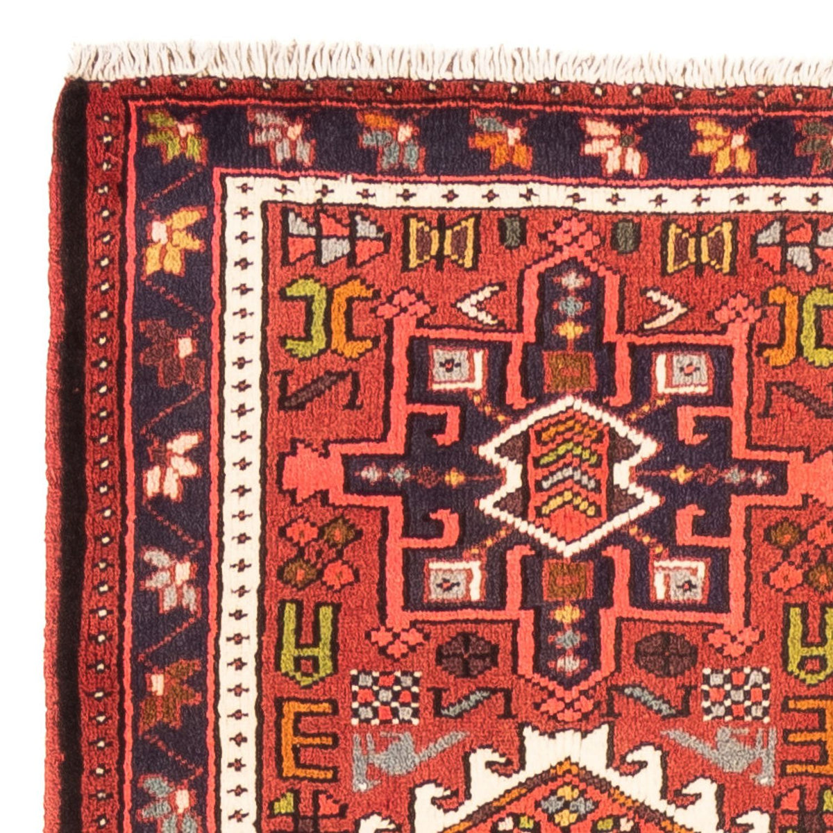 Qaraja Teppich 70x286cm - Perserteppich - rot