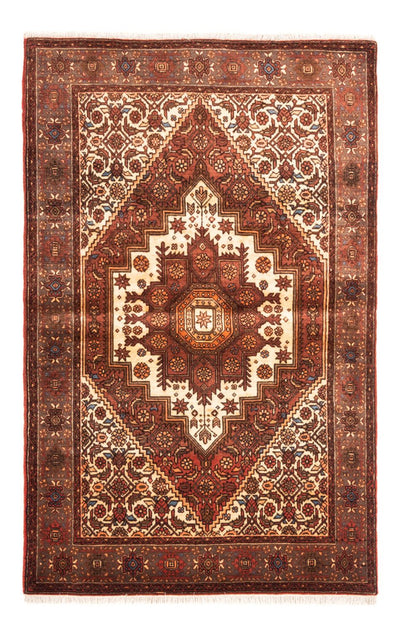Keshan Teppich 100x148cm - Perserteppich - dunkelbeige