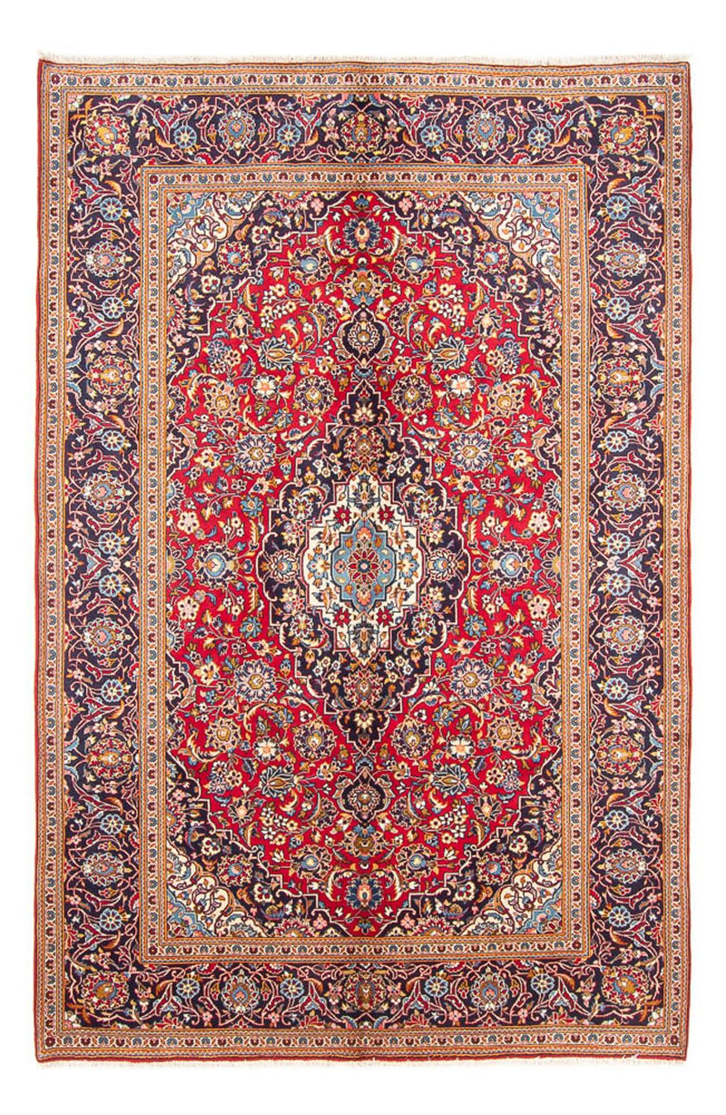Keshan Teppich 194x288cm - Perserteppich - rot