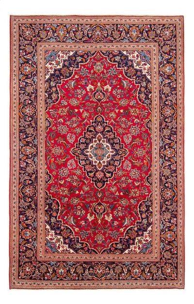 Keshan Teppich 195x293cm - Perserteppich - rot