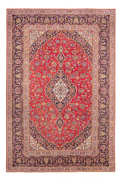 Keshan Teppich 198x295cm - Perserteppich - rot