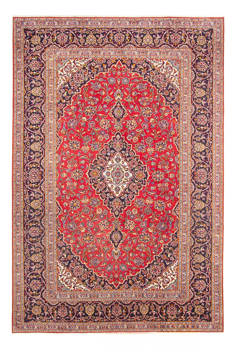 Keshan Teppich 198x295cm - Perserteppich - rot