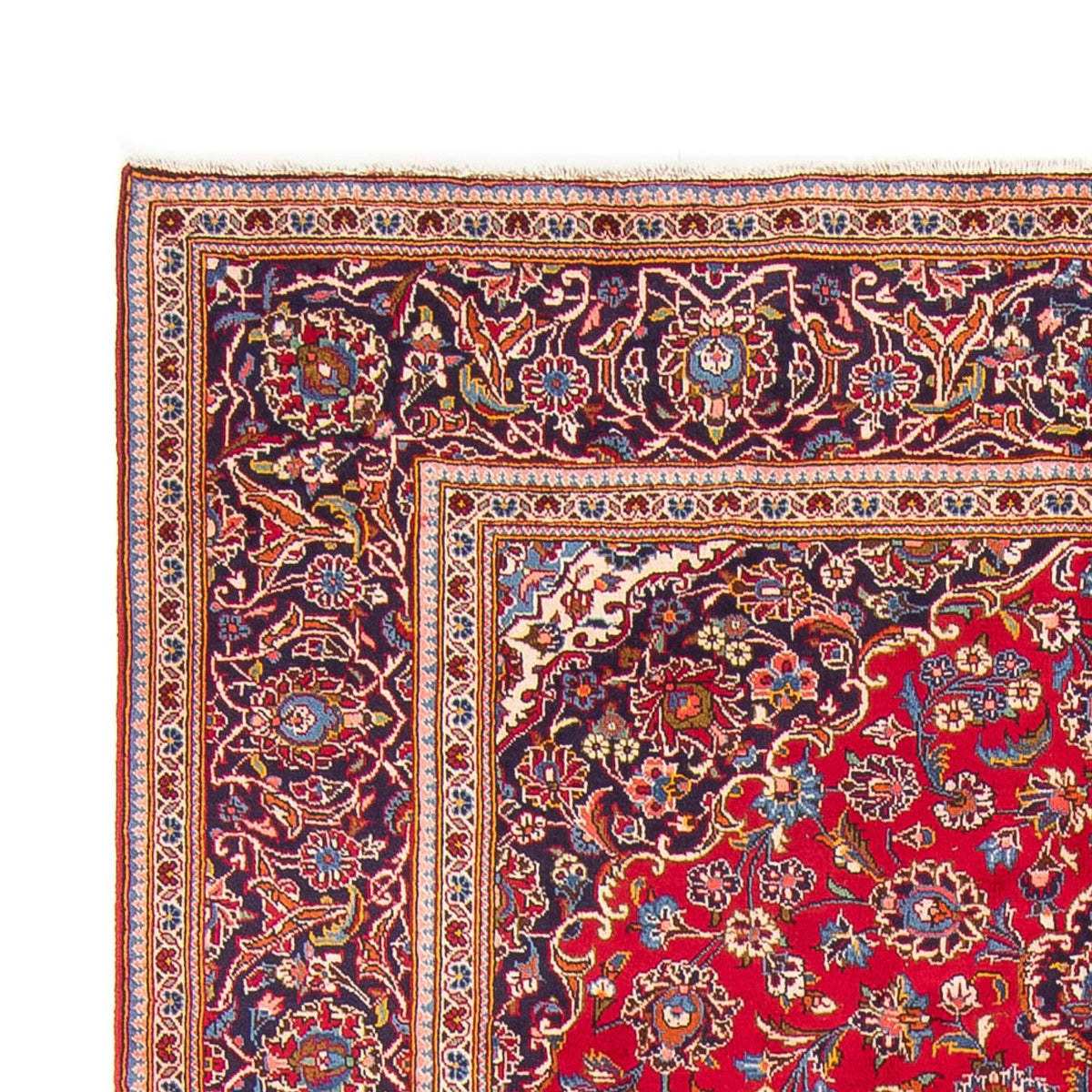 Keshan Teppich 197x300cm - Perserteppich - rot