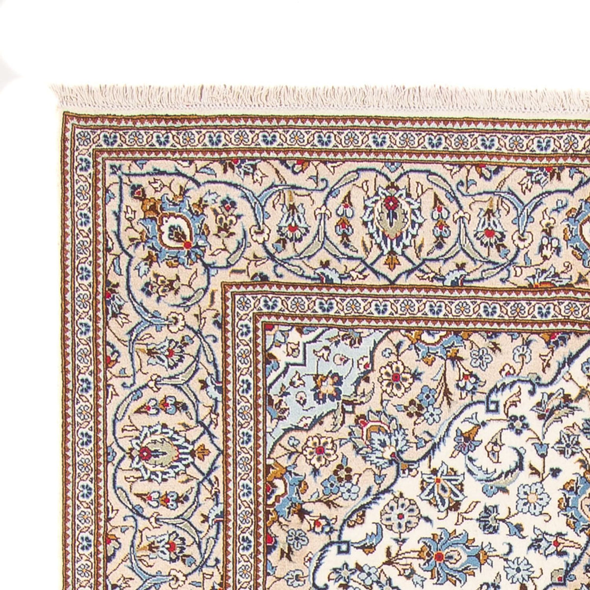 Keshan Teppich 200x303cm - Perserteppich - beige