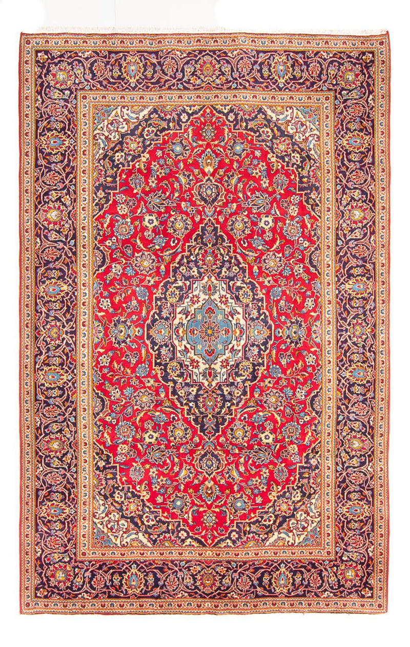 Keshan Teppich 204x298cm - Perserteppich - rot