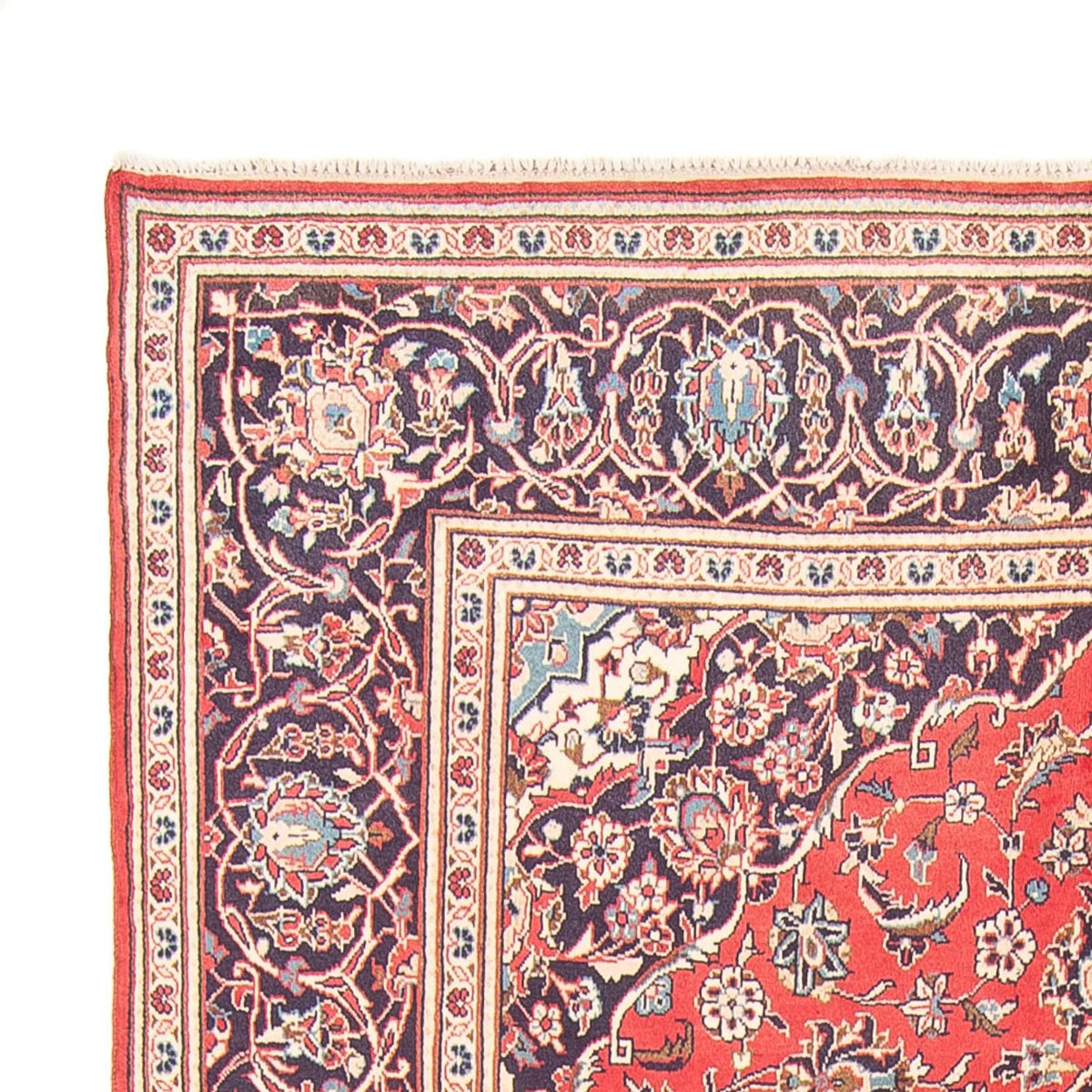 Keshan Teppich 198x309cm - Perserteppich - rot