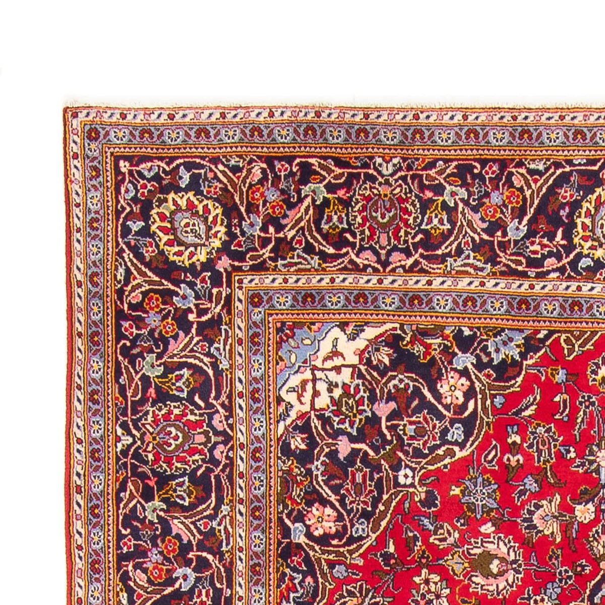 Keshan Teppich 200x313cm - Perserteppich - rot