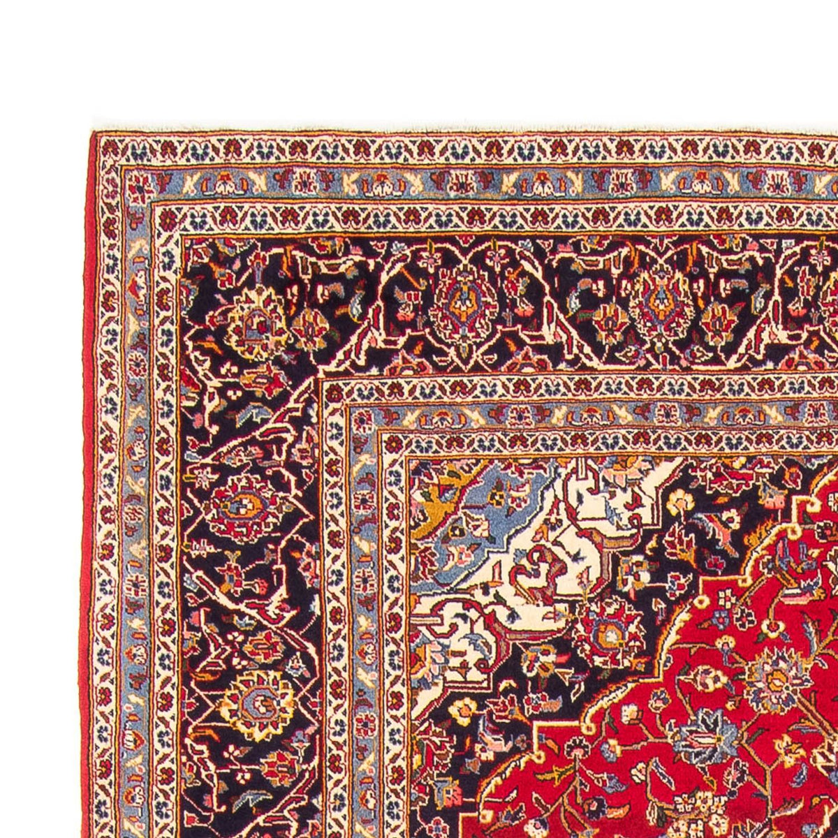Keshan Teppich 209x305cm - Perserteppich - rot