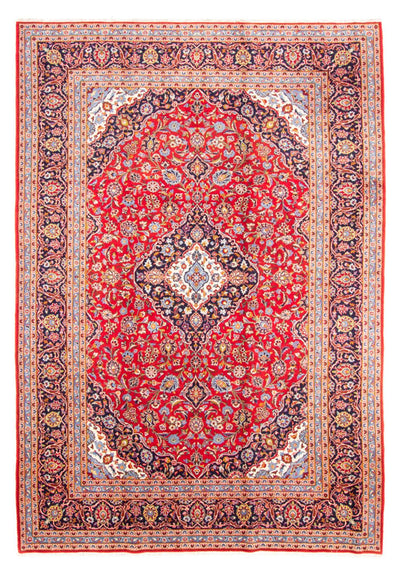 Keshan Teppich 247x349cm - Perserteppich - rot