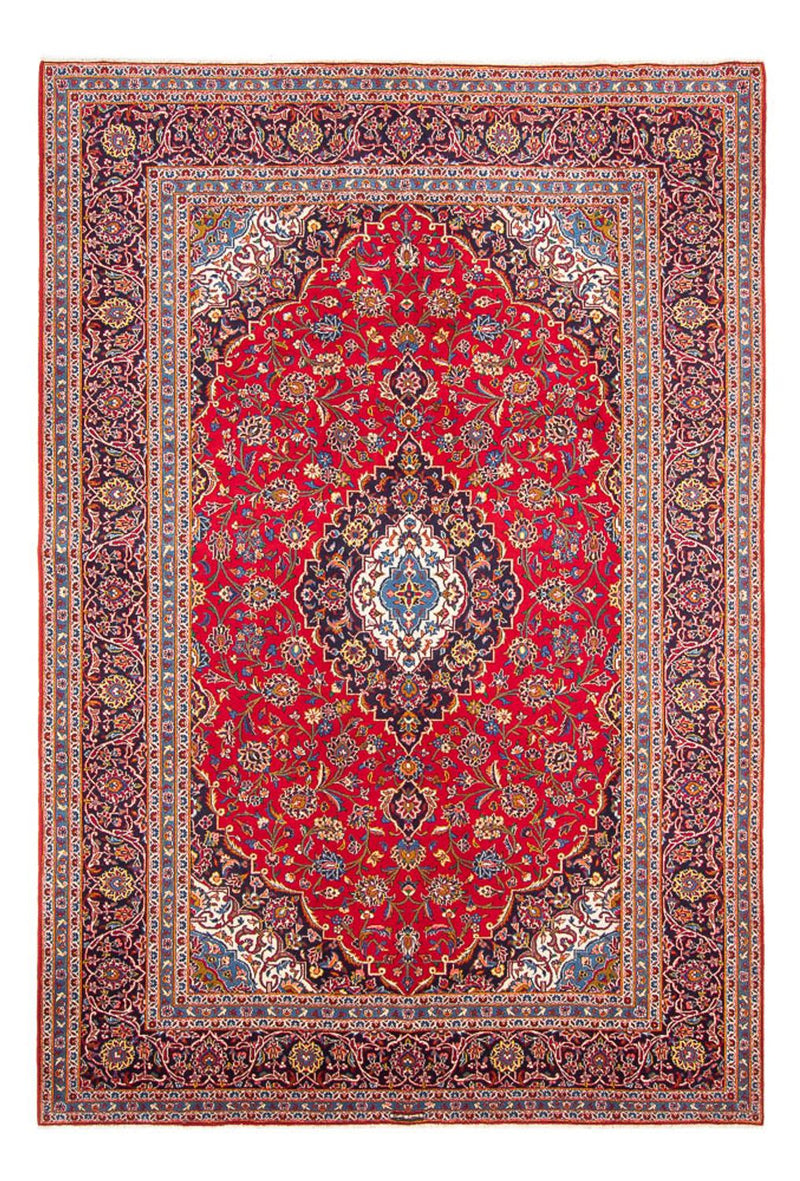 Keshan Teppich 250x353cm - Perserteppich - rot