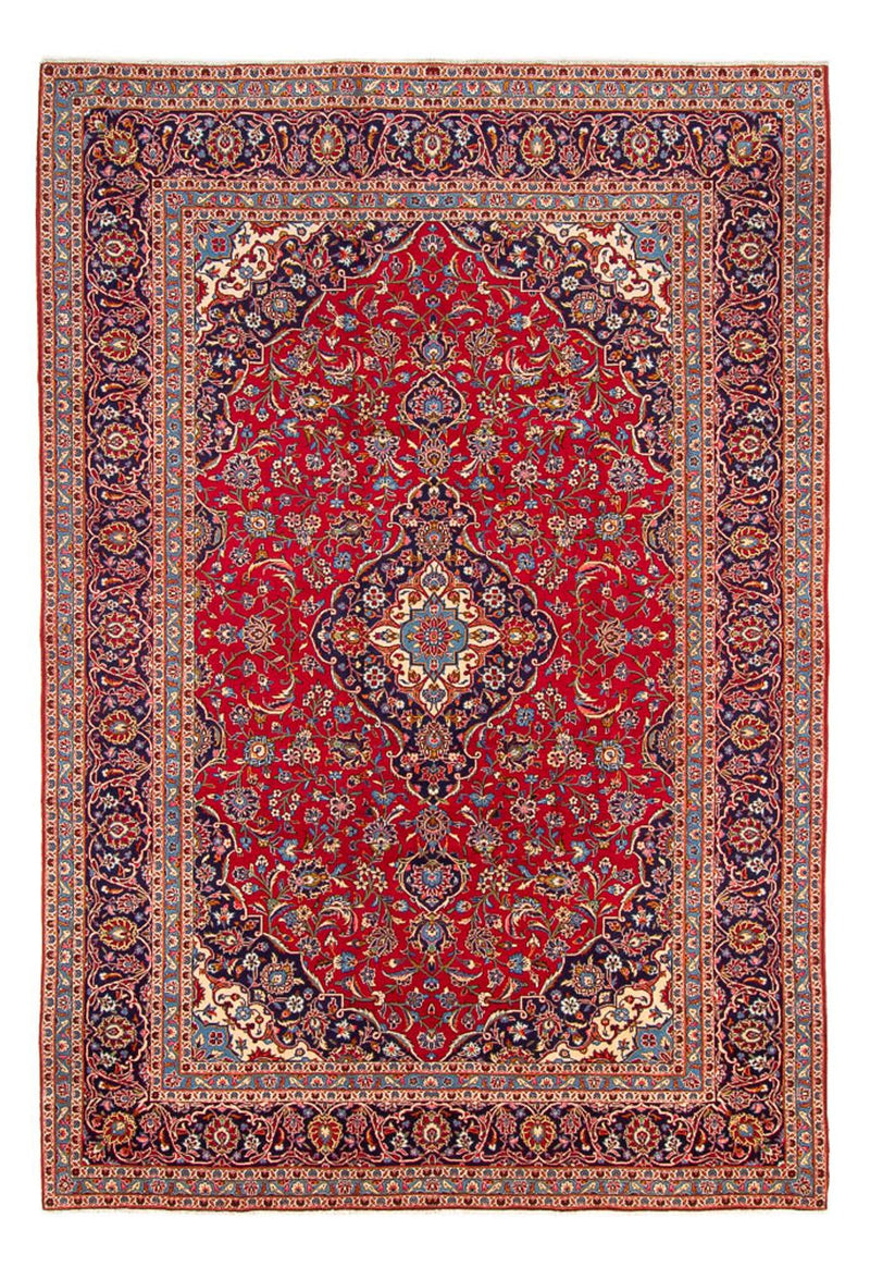Keshan Teppich 252x355cm - Perserteppich - rot