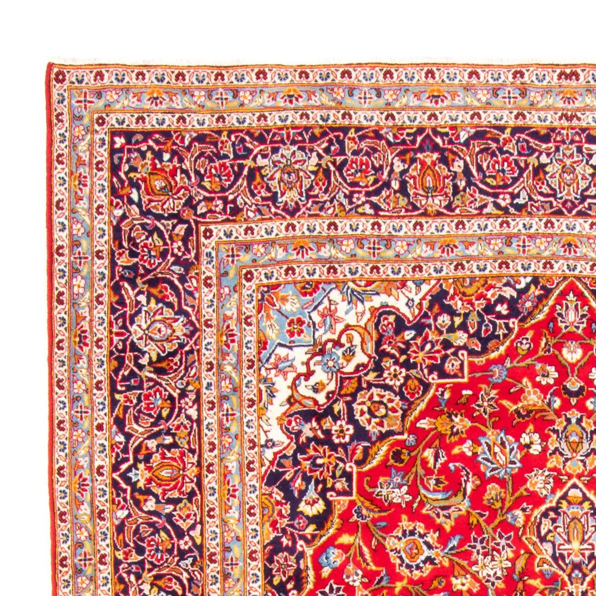 Keshan Teppich 240x374cm - Perserteppich - rot