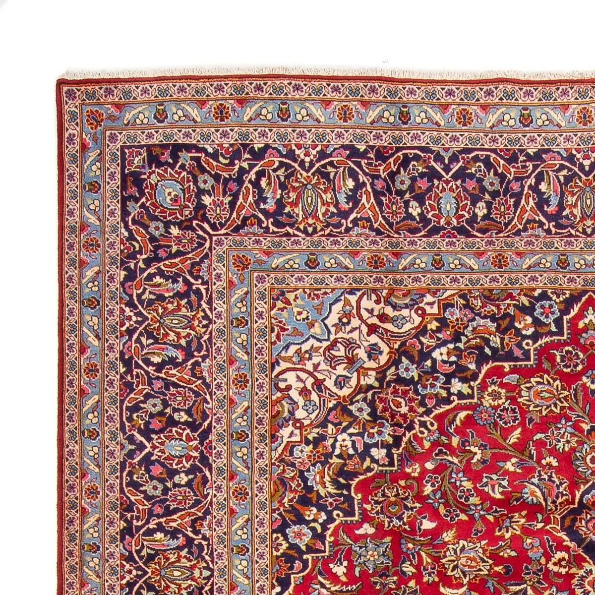 Keshan Teppich 255x355cm - Perserteppich - rost