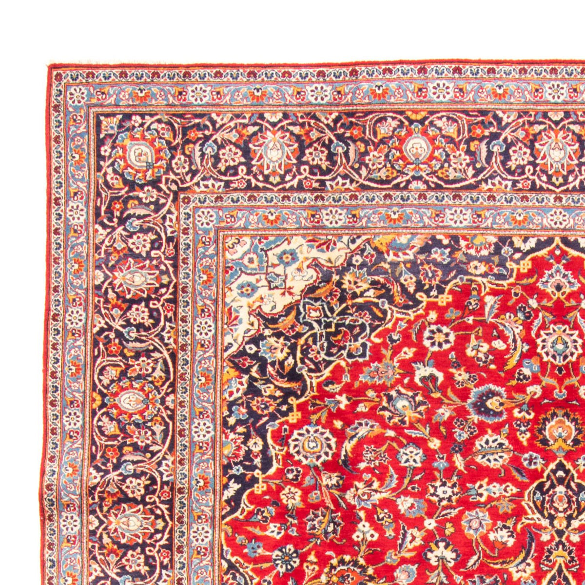 Keshan Teppich 260x359cm - Perserteppich - rot