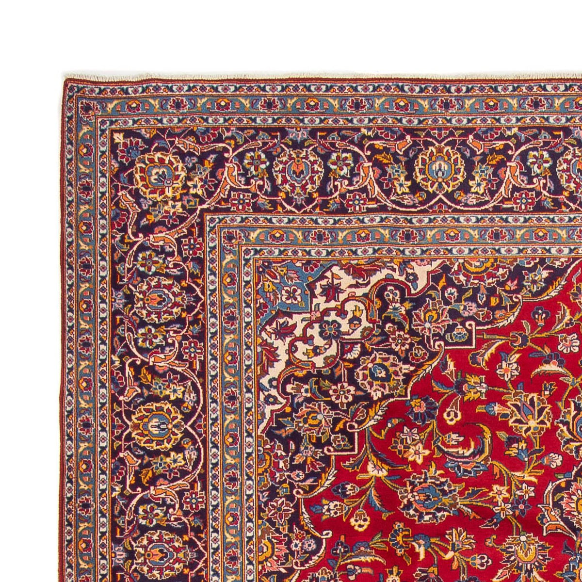 Keshan Teppich 260x365cm - Perserteppich - rot