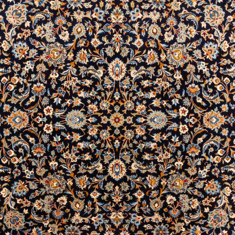 Keshan Teppich 267x369cm - Perserteppich - dunkelblau